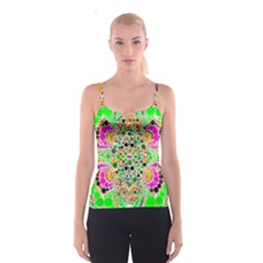 Florescent Abstract  All Over Print Spaghetti Strap Top by OCDesignss