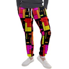 Squares And Rectangles Men s Jogger Sweatpants by LalyLauraFLM