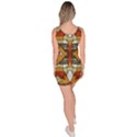 Multicolored Abstract Tribal Print Bodycon Dress View4