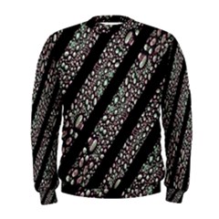 Organic Texture Stripe Pattern Men s Sweatshirt by dflcprintsclothing