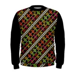 Colorful Tribal Print Men s Sweatshirt by dflcprintsclothing