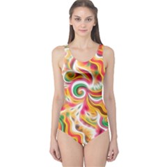 Sunshine Swirls One Piece Swimsuit by KirstenStar