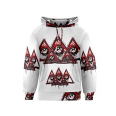 Red White Pyramids Kid s Pullover Hoodie by teeship