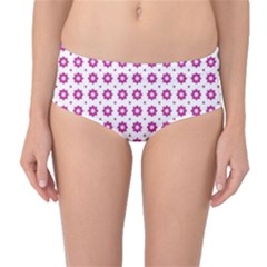 Cute Pretty Elegant Pattern Mid-waist Bikini Bottoms by GardenOfOphir