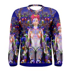 Robot Butterfly Men s Long Sleeve T-shirts by icarusismartdesigns