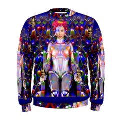Robot Butterfly Men s Sweatshirts by icarusismartdesigns