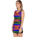 Distorted shapes pattern Bodycon Dress View2