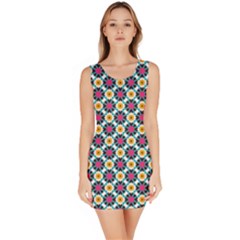 Cute Abstract Pattern Background Bodycon Dresses by GardenOfOphir
