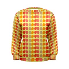Colorful Leaf Pattern Women s Sweatshirts by GardenOfOphir