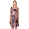Wet Metal Structure Sleeveless Satin Nightdresses View1