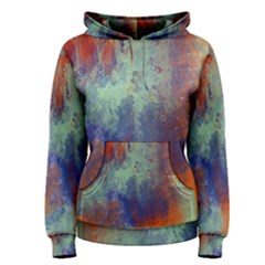 Abstract In Green, Orange, And Blue Women s Pullover Hoodies by digitaldivadesigns