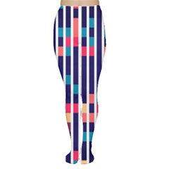 Stripes And Rectangles Pattern Tights by LalyLauraFLM