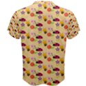 Colorful Ladybug Bess And Flowers Pattern Men s Cotton Tees View2