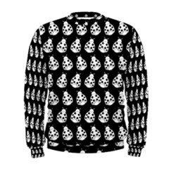 Ladybug Vector Geometric Tile Pattern Men s Sweatshirts by GardenOfOphir