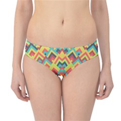Trendy Chic Modern Chevron Pattern Hipster Bikini Bottoms by GardenOfOphir