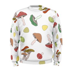 Mushrooms Pattern 02 Men s Sweatshirts by Famous