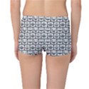 Gray And White Owl Pattern Reversible Boyleg Bikini Bottoms View4