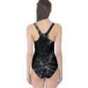 Black marble Stone pattern Women s One Piece Swimsuits View2