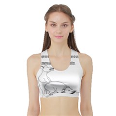 Women s Sports Bra With Border by mouse