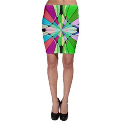 Distorted Flower Bodycon Skirt by LalyLauraFLM