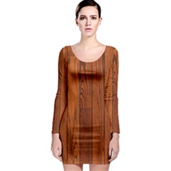 Oak Planks Long Sleeve Bodycon Dresses by trendistuff