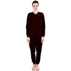 Reddish Brown Fur Onepiece Jumpsuit (ladies)  by trendistuff