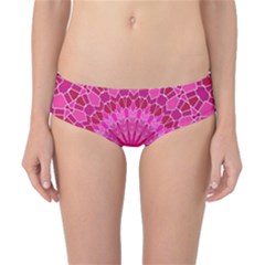 Pink And Red Mandala Classic Bikini Bottoms by LovelyDesigns4U