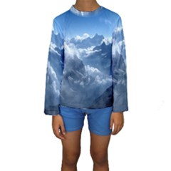 Kangchenjunga Kid s Long Sleeve Swimwear by trendistuff