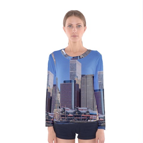 Ny Liberty 2 Women s Long Sleeve T-shirts by trendistuff