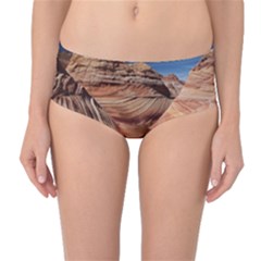 Petrified Sand Dunes Mid-waist Bikini Bottoms by trendistuff