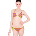 Scallop Pattern Repeat In ‘la’ Bright Colors Bikini Set View3