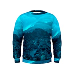 Mendenhall Ice Caves 1 Boys  Sweatshirts by trendistuff