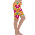 Shapes in retro colors pattern Cropped Leggings View3