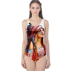 Indian 22 One Piece Swimsuit by indianwarrior