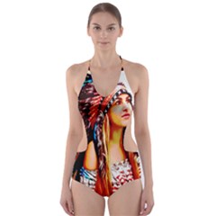 Indian 22 Cut-out One Piece Swimsuit by indianwarrior