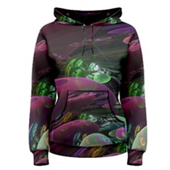 Creation Of The Rainbow Galaxy, Abstract Women s Pullover Hoodie by DianeClancy