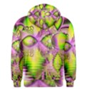 Raspberry Lime Mystical Magical Lake, Abstract  Men s Pullover Hoodie View2