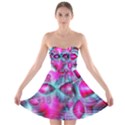 Ruby Red Crystal Palace, Abstract Jewels Strapless Dresses View1