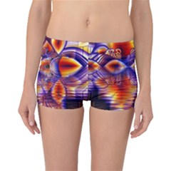 Winter Crystal Palace, Abstract Cosmic Dream (lake 12 15 13) 9900x7400 Smaller Boyleg Bikini Bottoms by DianeClancy