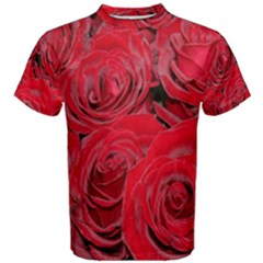 Red Roses Love Men s Cotton Tee by yoursparklingshop