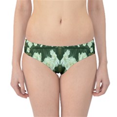 Roses And Flowers In Gold Hipster Bikini Bottoms
