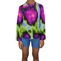 Insane Color Kid s Long Sleeve Swimwear by TRENDYcouture
