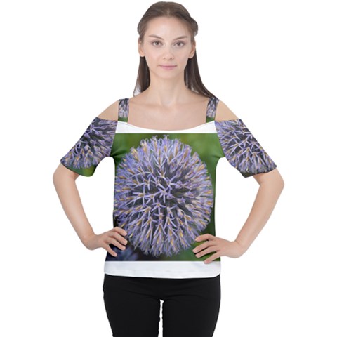 Globe Mallow Flower Women s Cutout Shoulder Tee by MichaelMoriartyPhotography