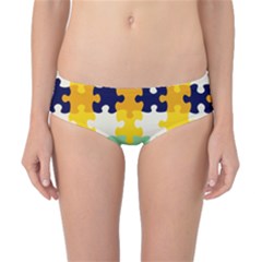 Puzzle Pieces                                                                     Classic Bikini Bottoms by LalyLauraFLM