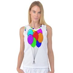 Colorful Balloons Women s Basketball Tank Top by Valentinaart