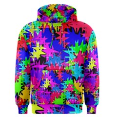Colorful Shapes                                                                             Men s Pullover Hoodie by LalyLauraFLM