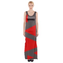 Decorative Abstraction Maxi Thigh Split Dress by Valentinaart