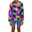 Colorful cubes  Kid s Long Sleeve Swimwear View1