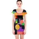 Colorful abstraction Short Sleeve Bodycon Dress View1