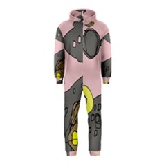 Decorative Abstraction Hooded Jumpsuit (kids) by Valentinaart